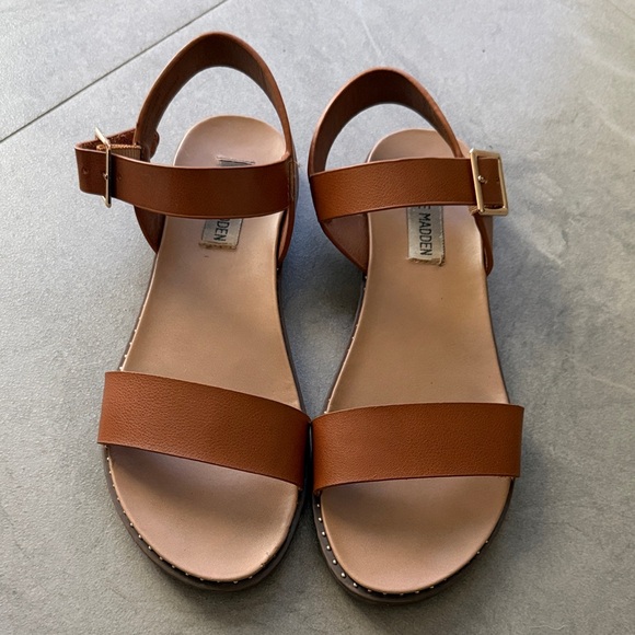 Steve Madden Shoes - Steve Madden Women's Brown Strap Sandals size 6